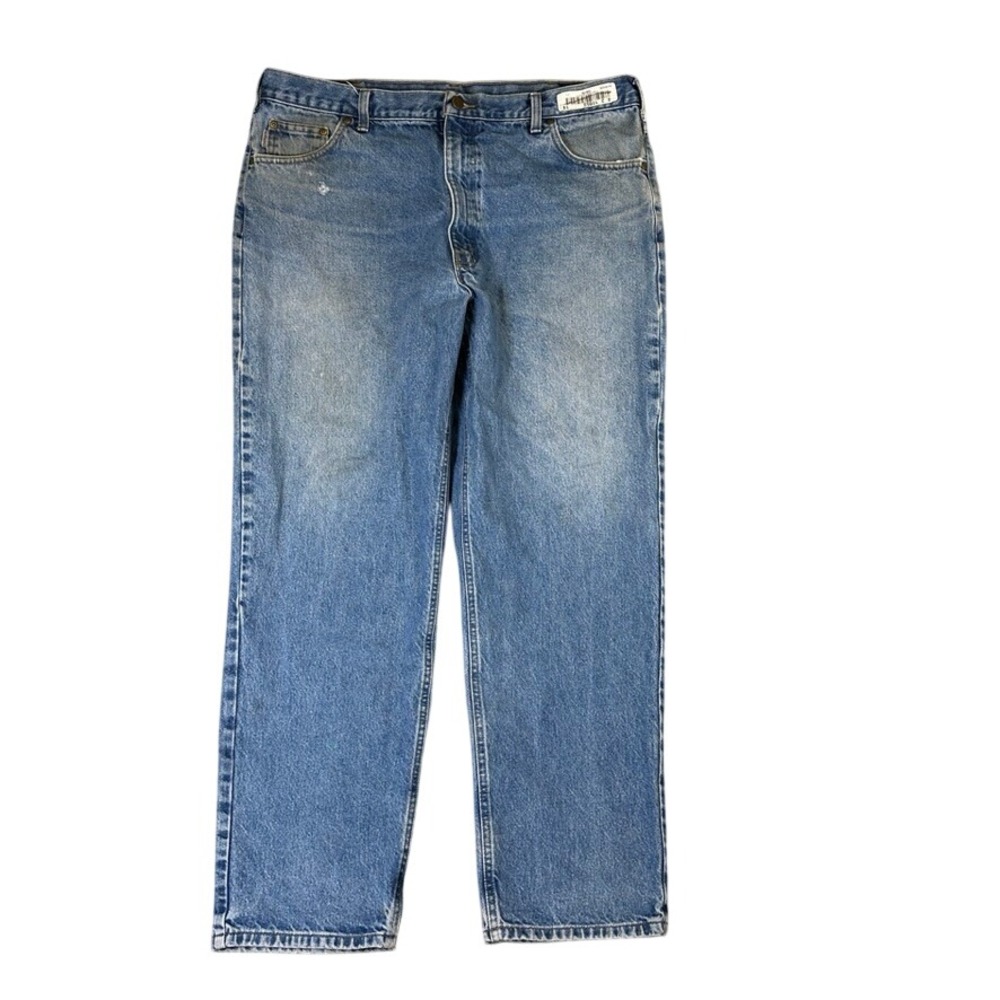 Carhartt Relaxed Fit Straight Leg Jeans Blue Denim Mens 40x30 Medium Wash